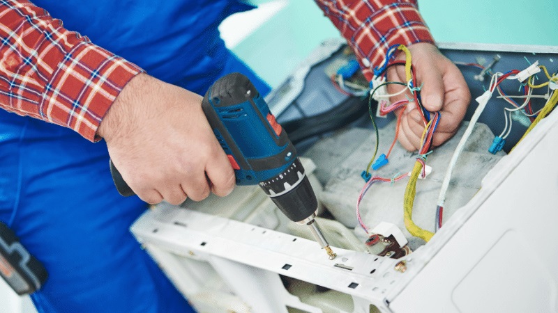 Şereflikoçhisar Siemens Siemens çamaşır makinesi kart tamiri – Su almama arızası orijinal parça ile giderildi. - Teknik servis örneği